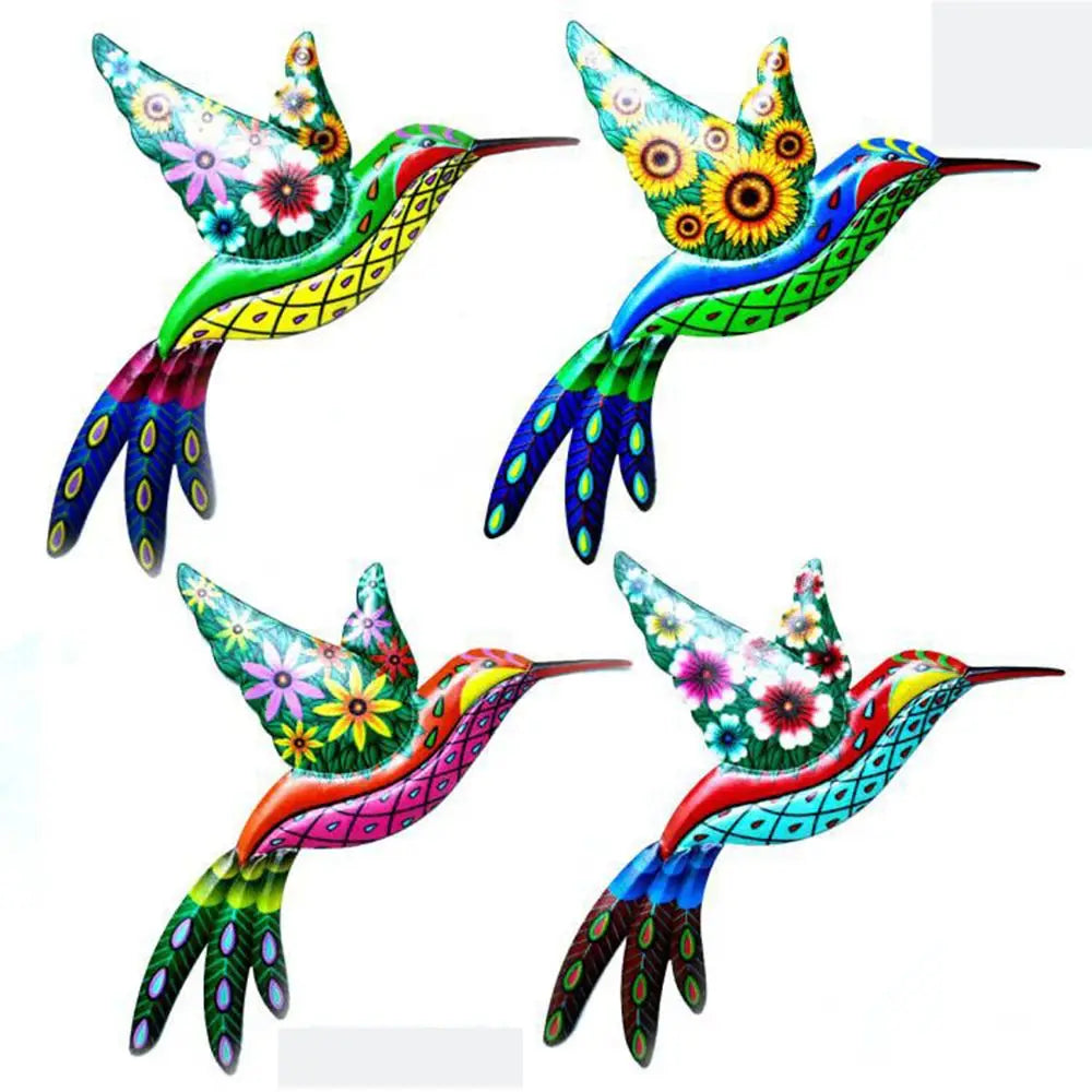 Metal Hummingbird Bird Wall Artwork