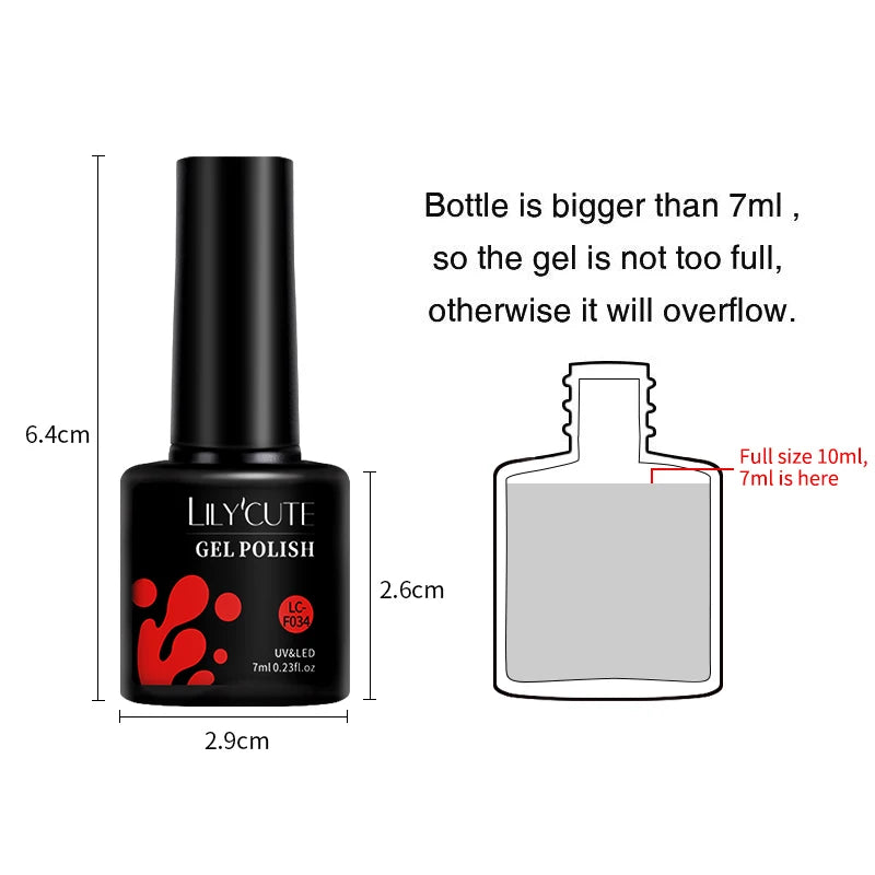 129 Colors 7ML Nail Gel Polish