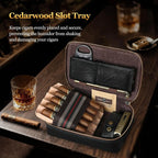 Leather Travel Cigar Humidor