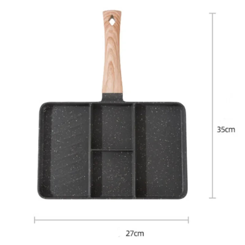 4 Hole Non-Stick Steak Frying Pan