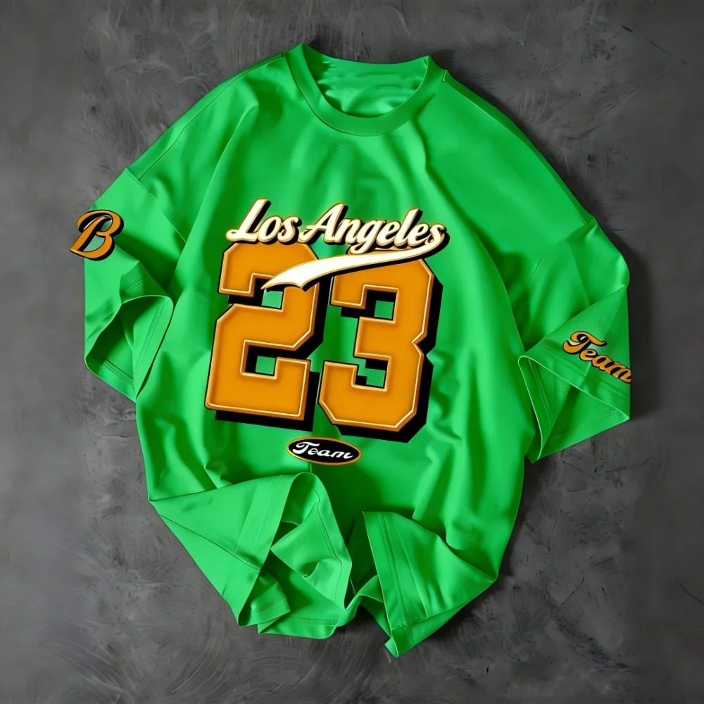 Los Angeles Alphabet Printed T-shirt