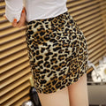 Leopard Print Bodycon Skirt