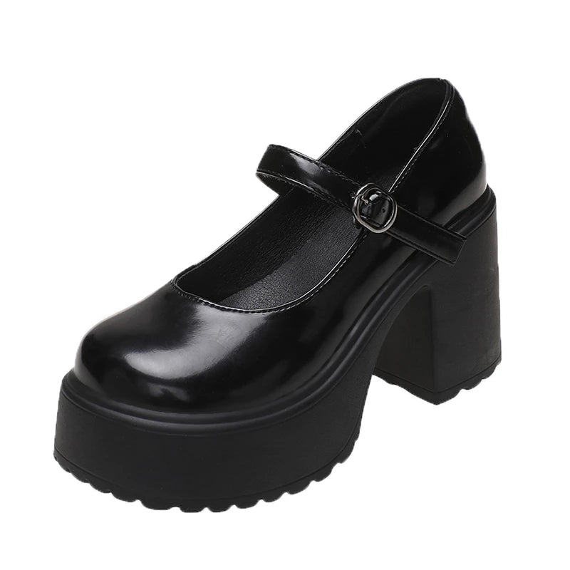Chunky Platform High Heels