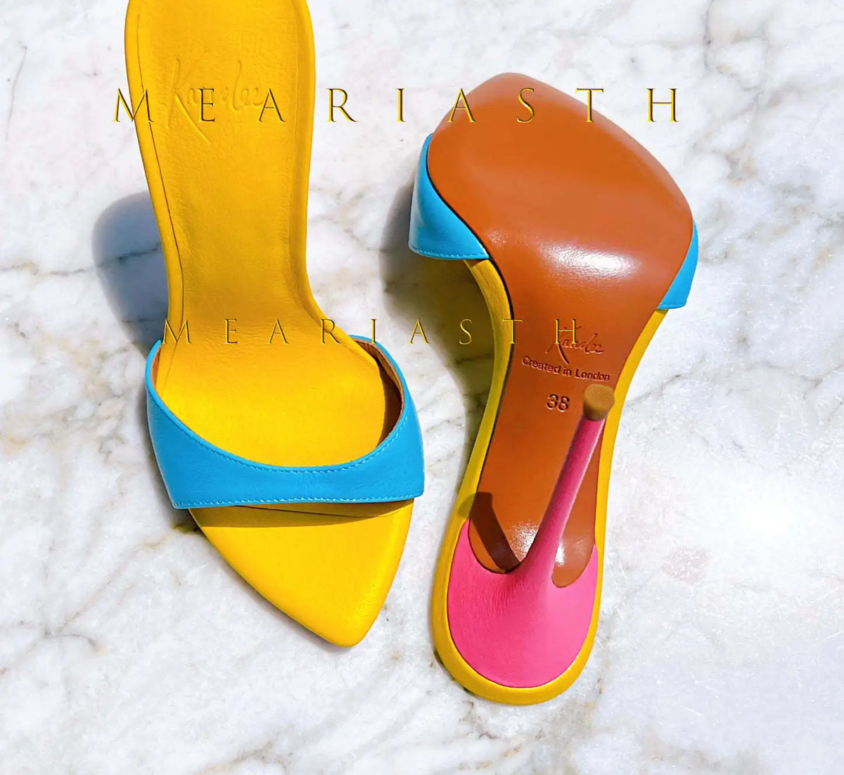 Peep Toe Mules