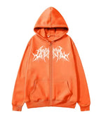Graphic Zipper Hoodie