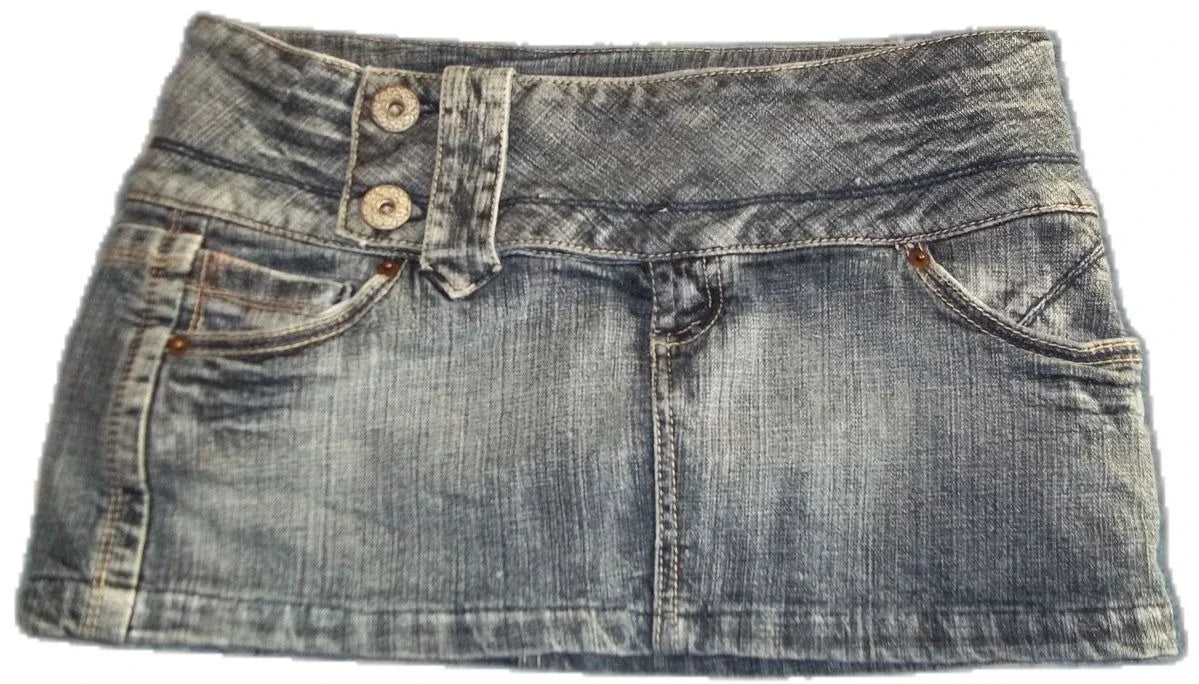 Minishorts vaqueros estilo retro Y2K para mujer, lavados, amarillos y azules, desgastados, Harajuku, punk, con cordón, góticos, sexis, de tiro bajo