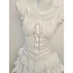 Ruffle Trim Blouse