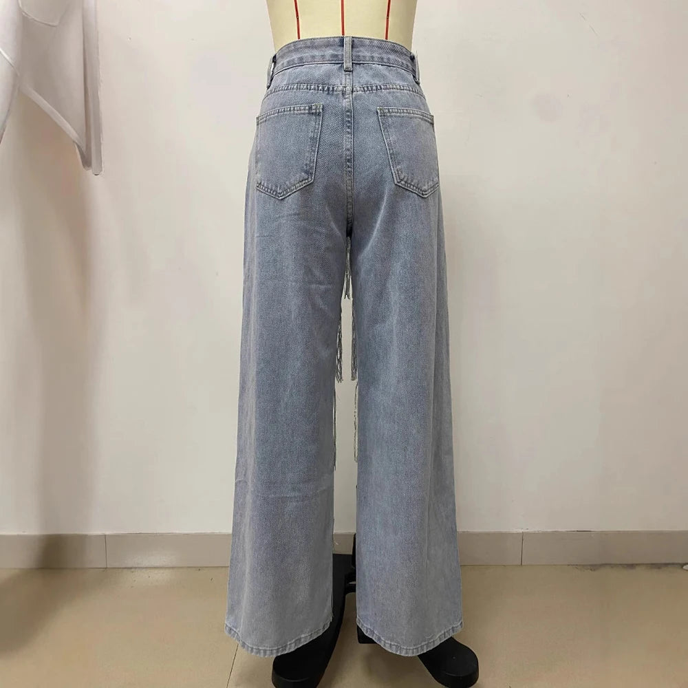 Tassel Design Jeans