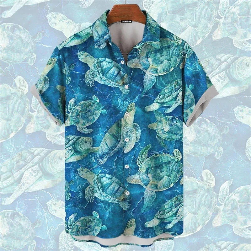 Marine Animal Print Top