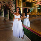 Striped Patchwork Skirt Set