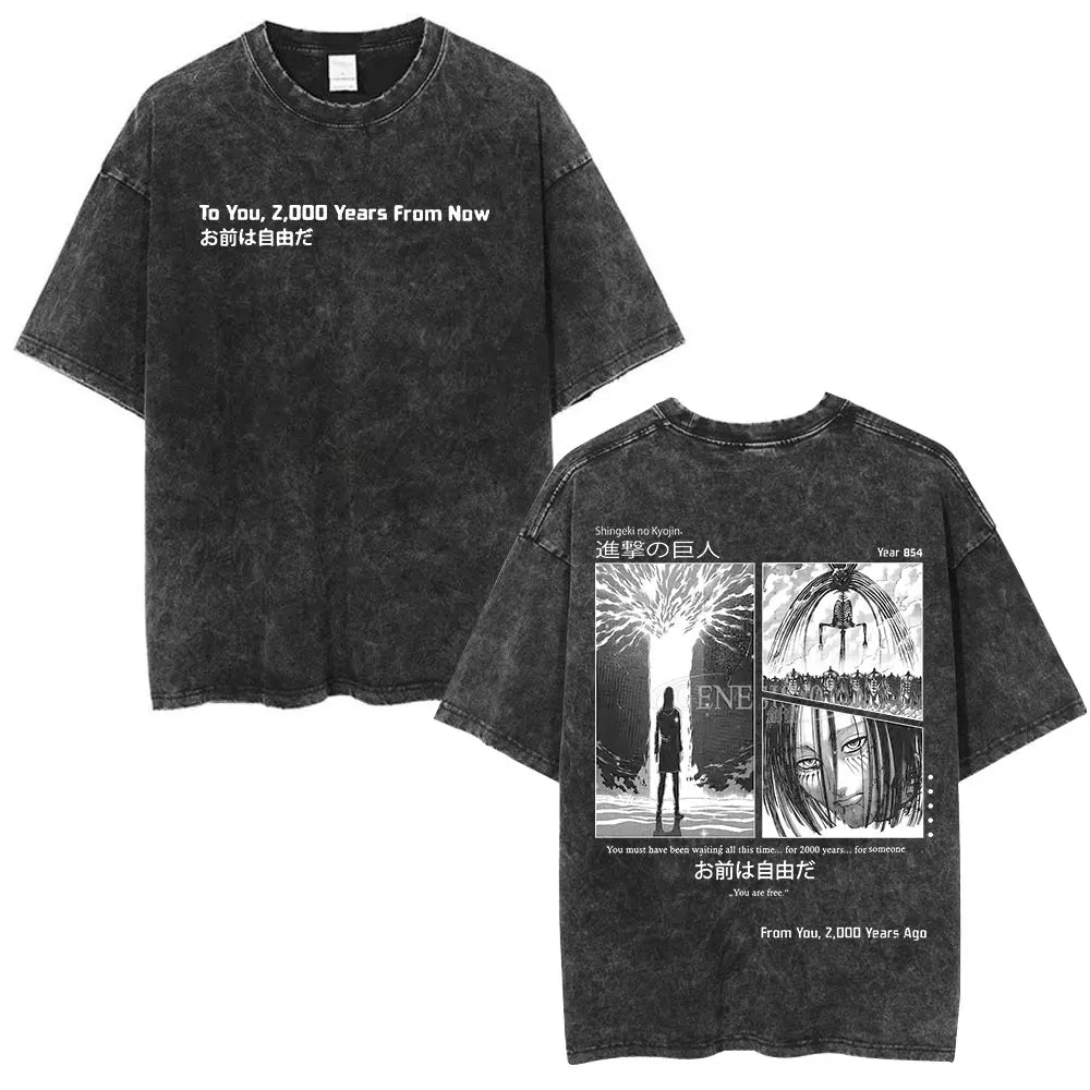 Attack on Titan Washed T-Shirt