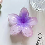 Gradient Flower Acrylic Hair Clip