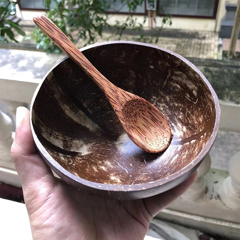 Natural Coconut Bowl Set