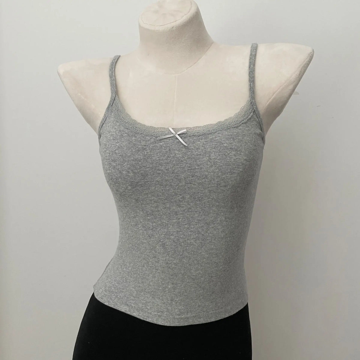 Lace Trim Tank Top