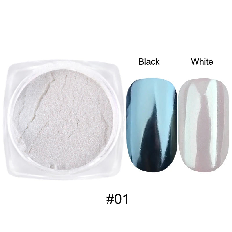 Plating Aurora Chrome Nail Powder