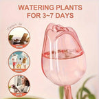 1/3/6/12pcs Automatic Plant Watering Tulip Shape Flower Plant Water Dripper