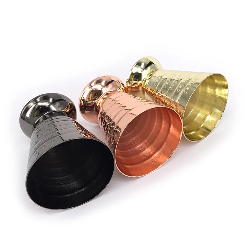 75ml Plated Stainless Steel Measuring Cup