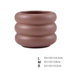 Nordic Ceramic Frosted Flower Pots with Holes