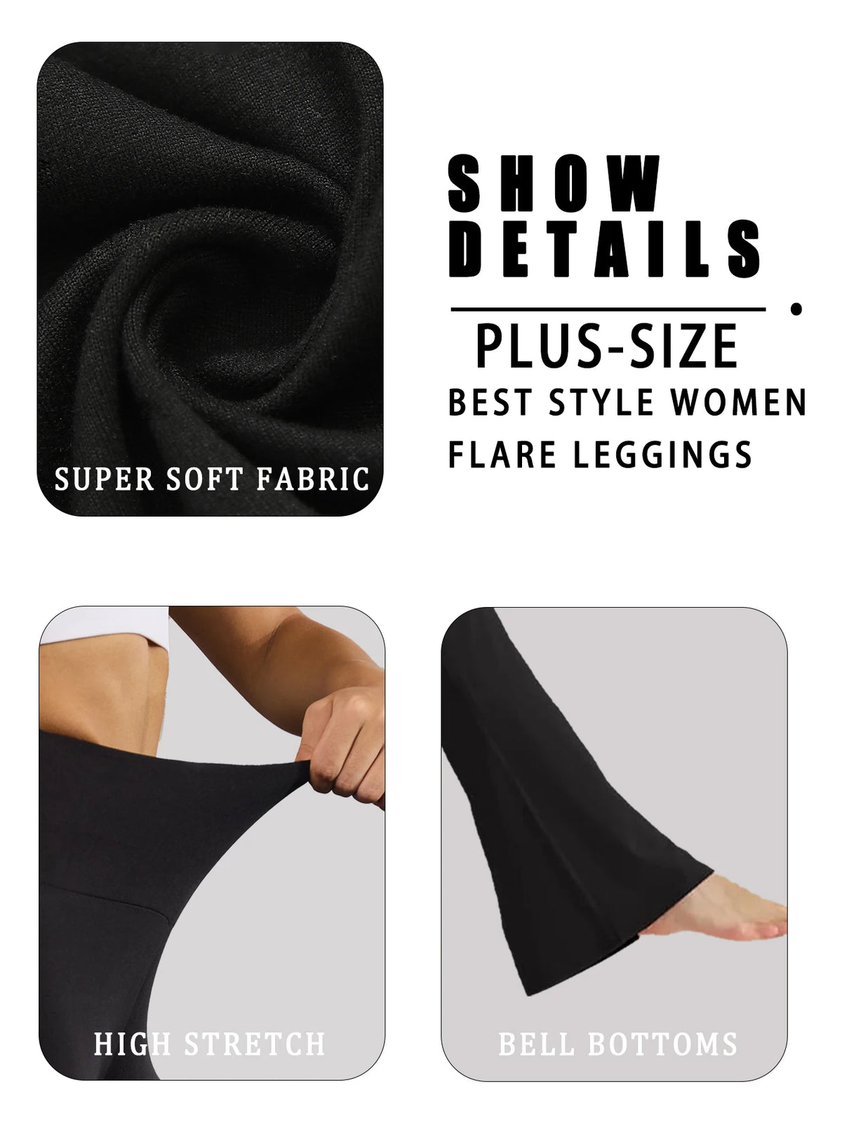 High-Rise Flared Leggings