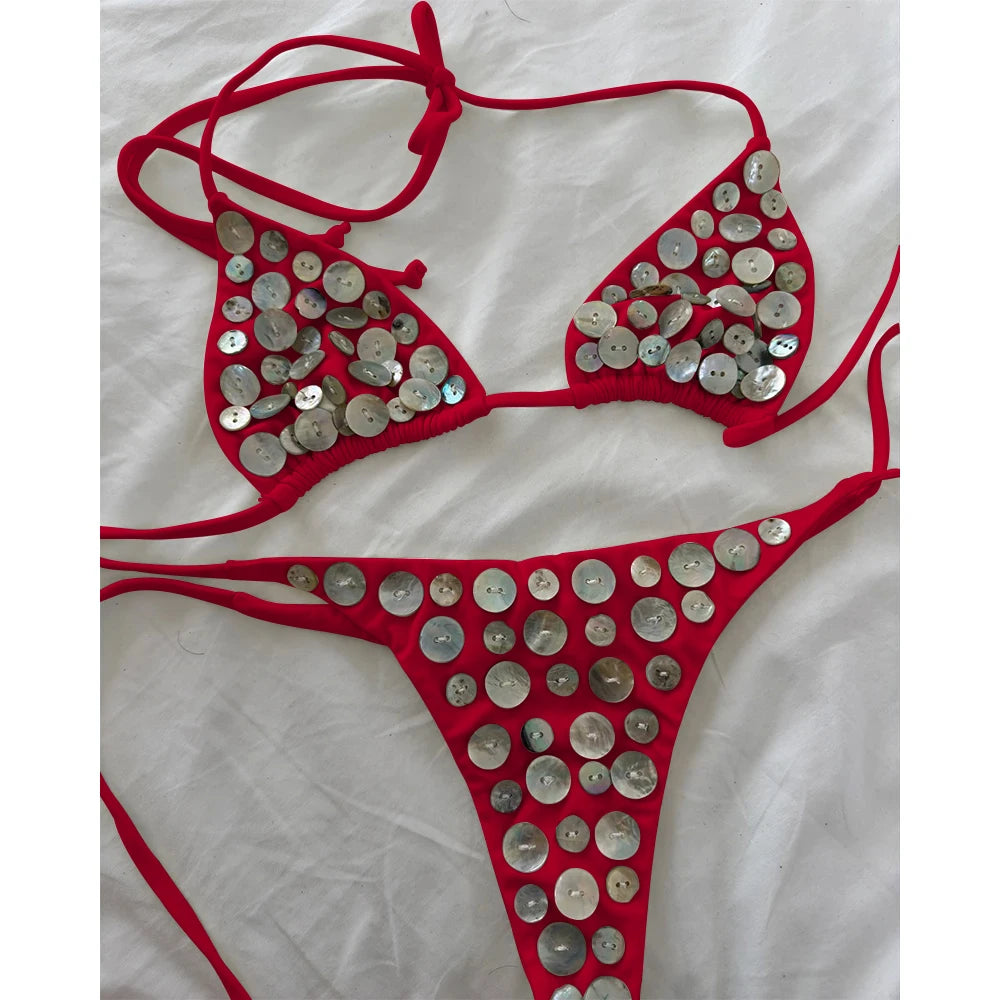 Bikini Push Up con Botones