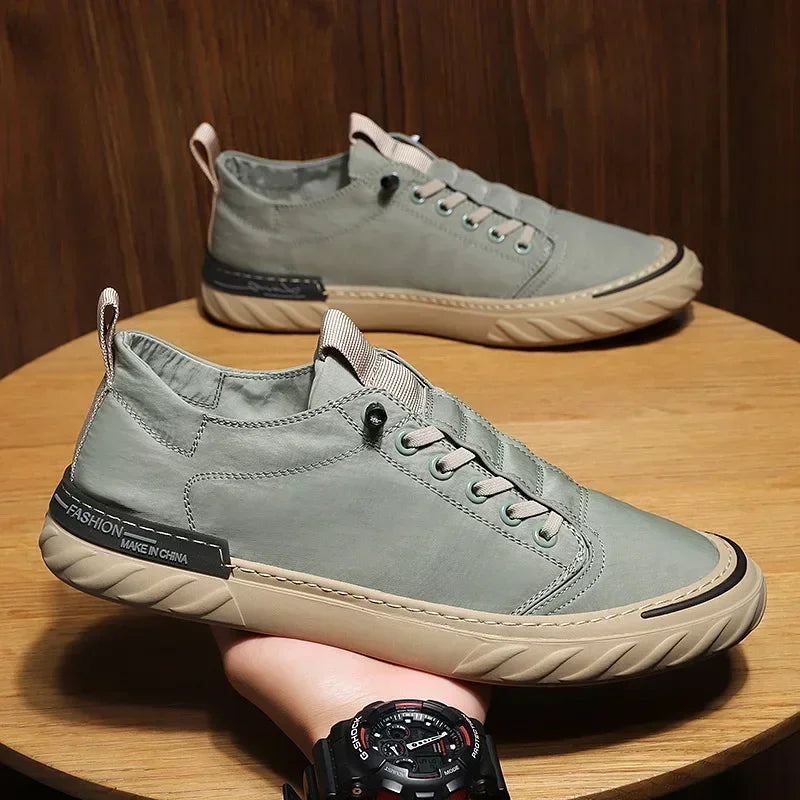 Casual Breathable Ice Silk Canvas Shoes
