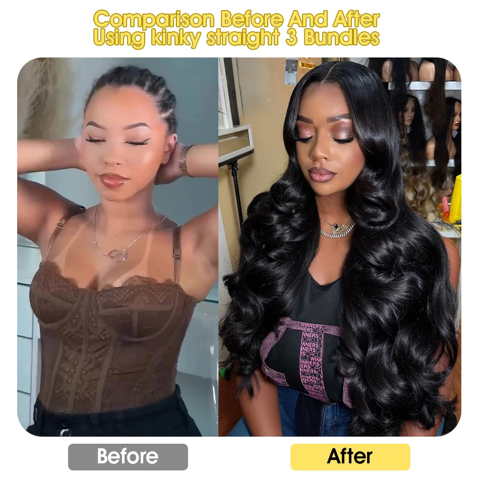 Indian Remy Body Wave Crochet Extensions
