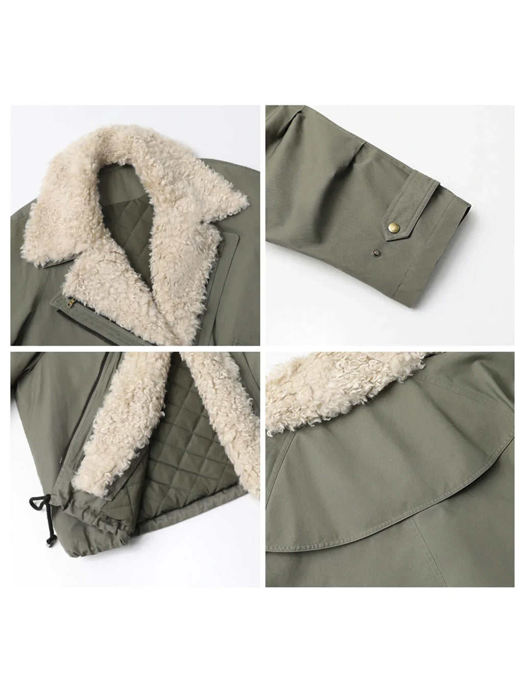 CHIC VEN Abrigos de Moda para Mujer Sueltos Casuales Nueva Chaqueta de Algodón Retro para Motocicleta Gruesa Cálida Abrigo Femenino Otoño Invierno 2025