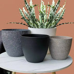Frosted Imitation Stone Bonsai Flowerpot