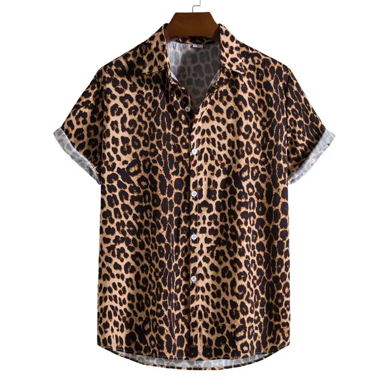 3d printed leopard print shirt