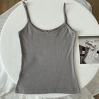 Floral Eyelet Bow Crop Top