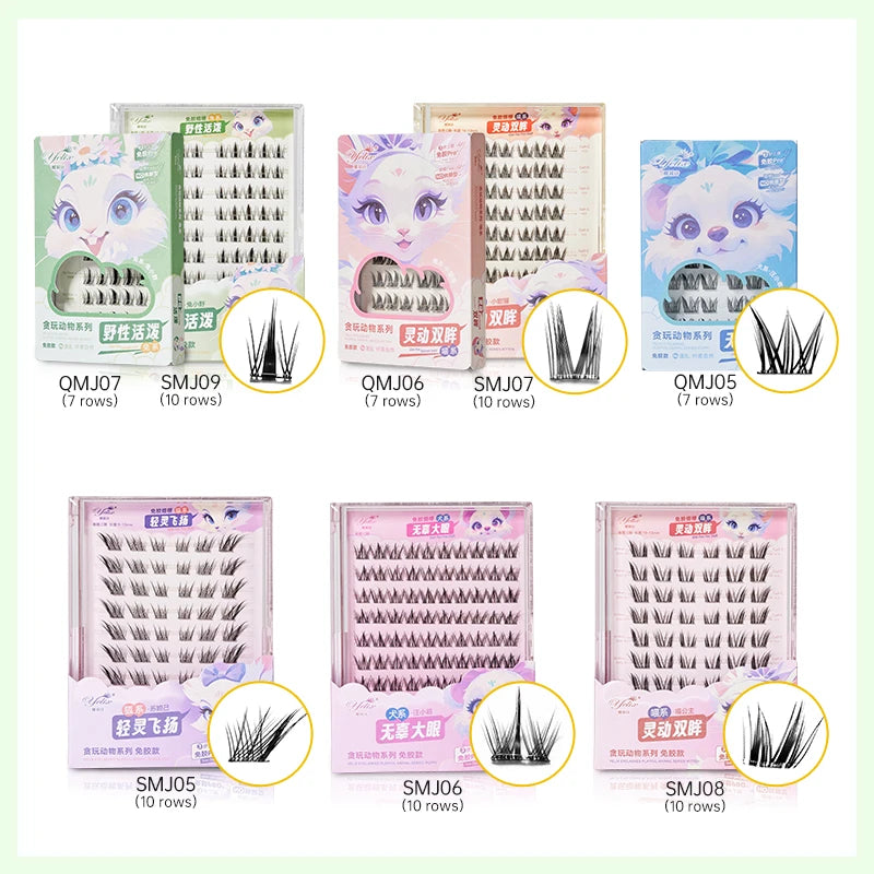 DIY Clusters Eyelashes