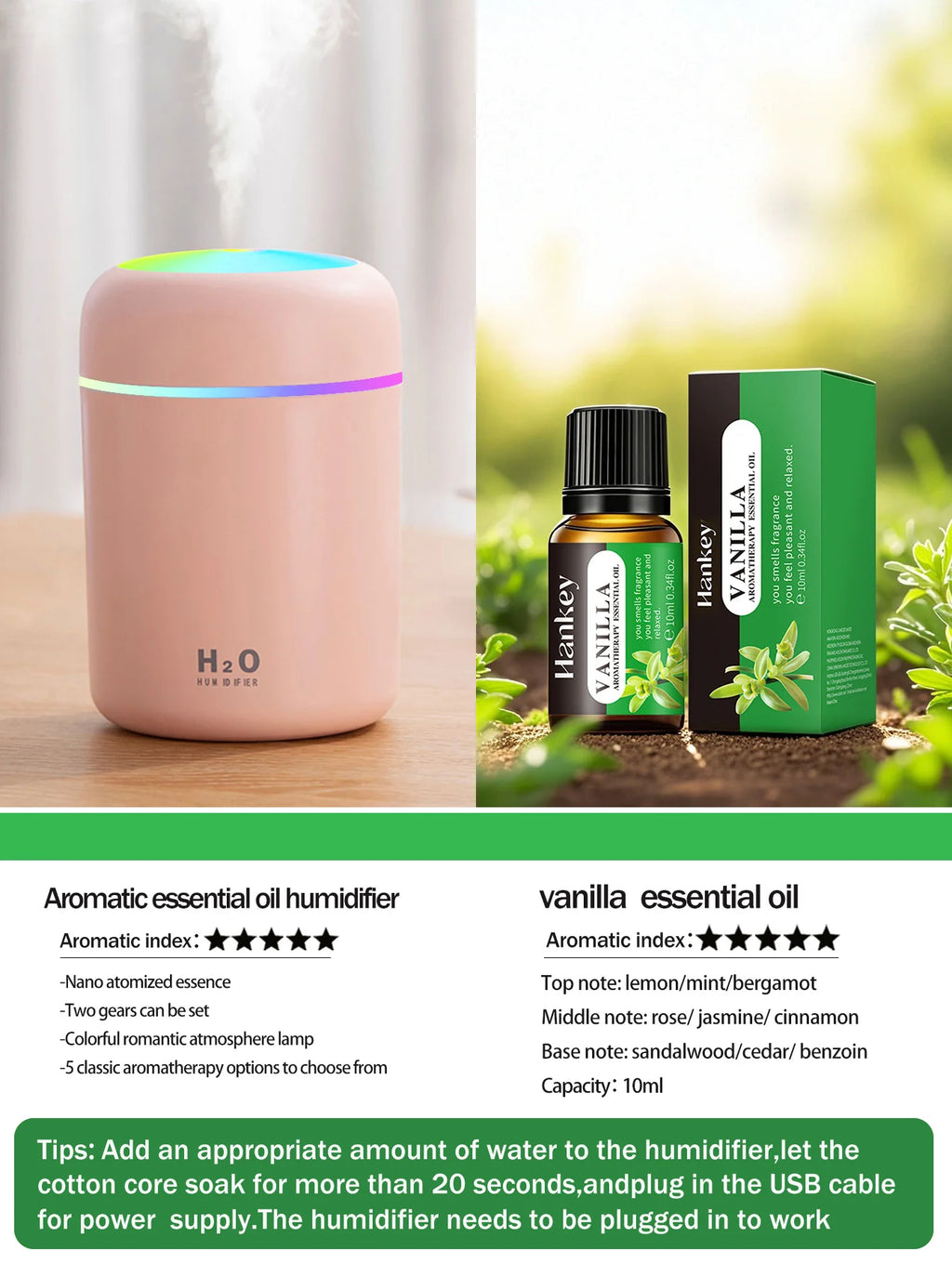 300ml Aromatherapy Diffuser