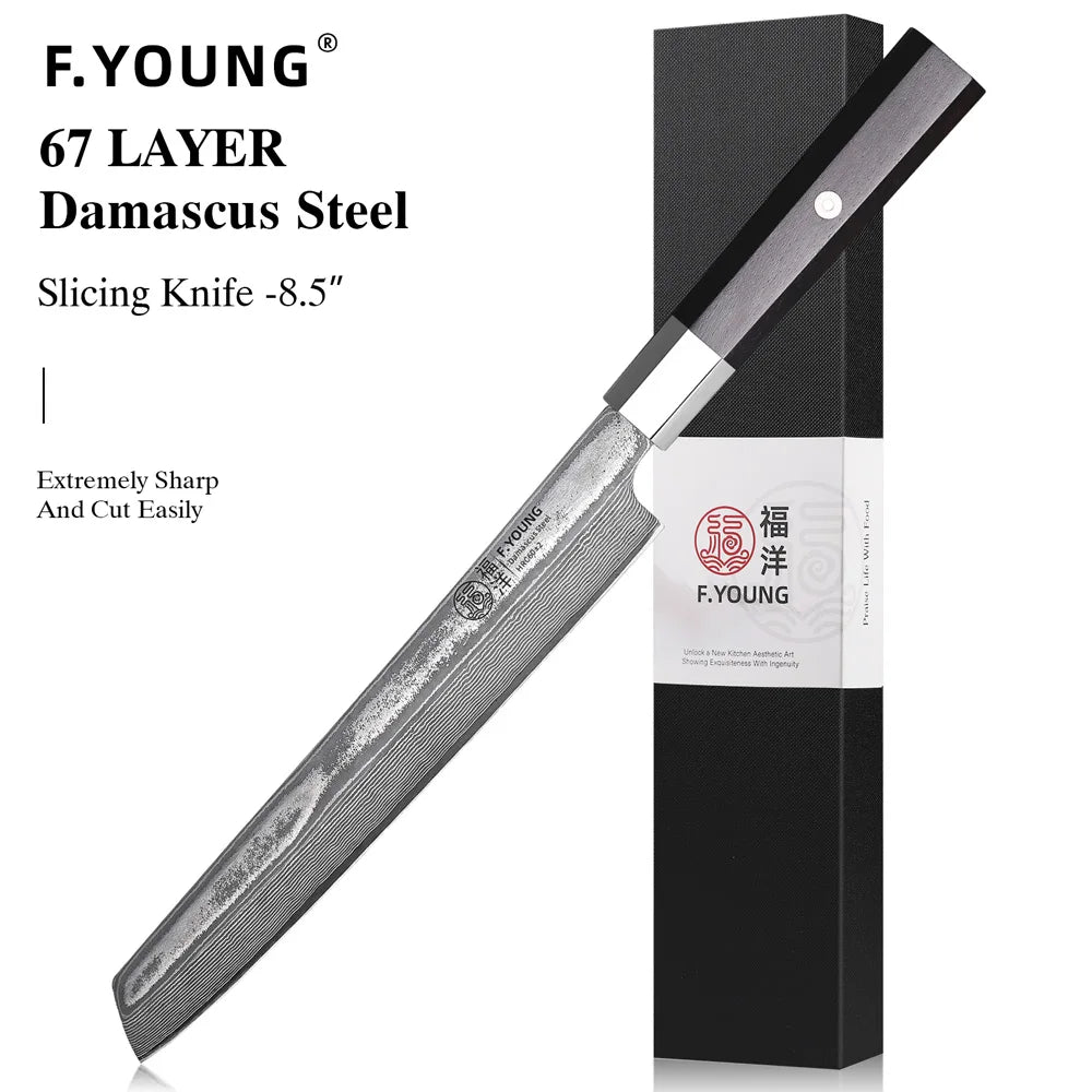 Damascus Steel Professional Kitchen Knives