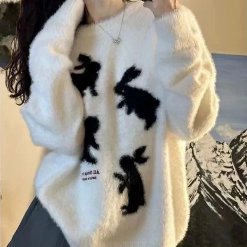 Lovely Cartoon Rabbit Sweater