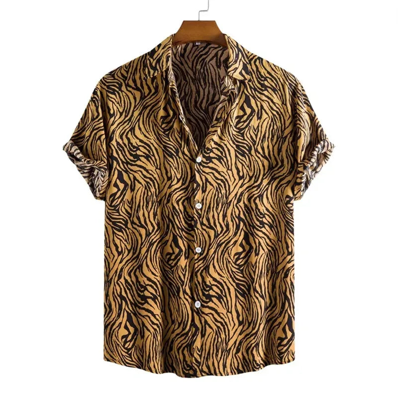 3d printed leopard print shirt