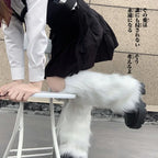 Artificial Fur Leg Warmers