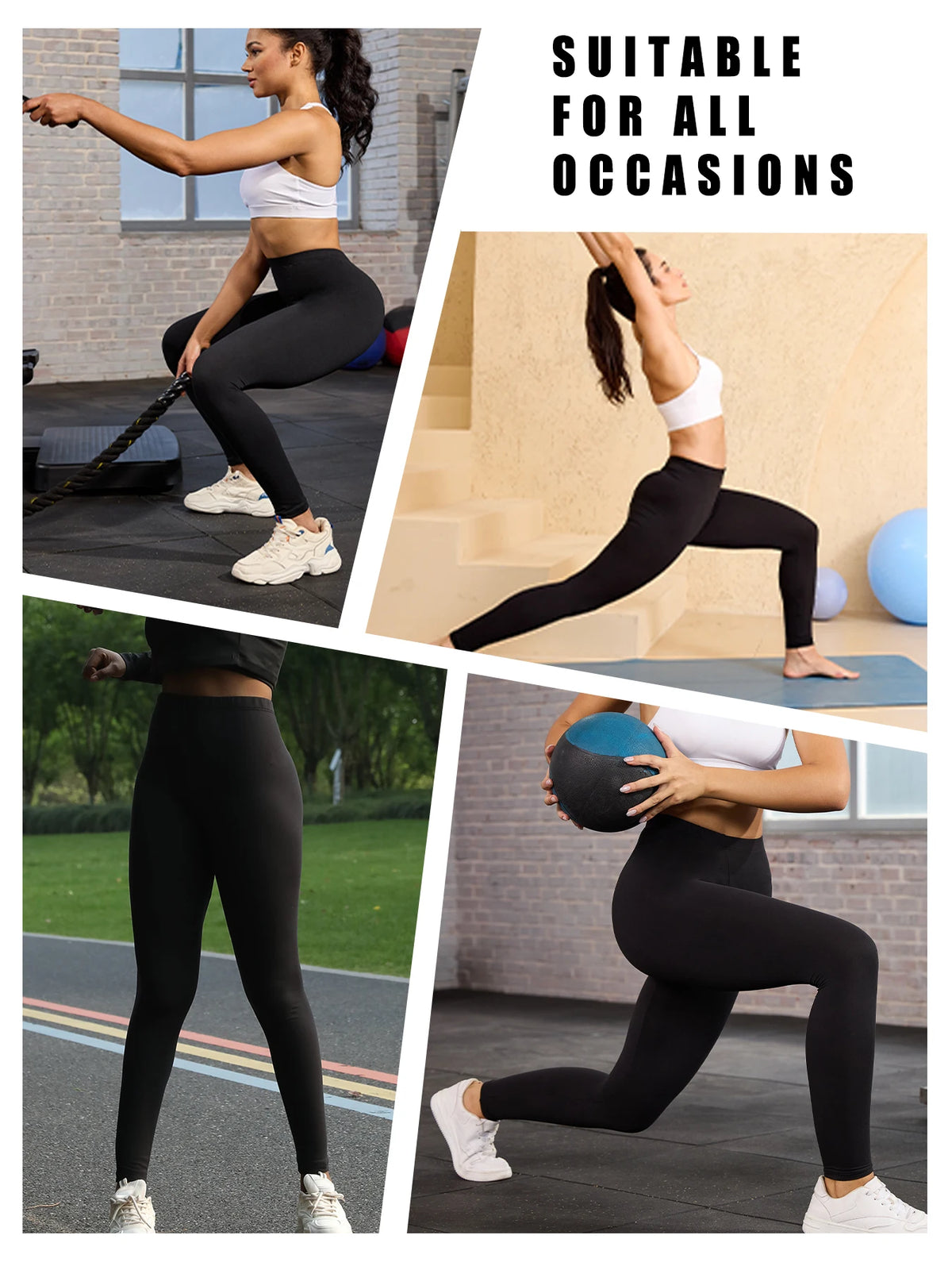 5 Pack Super Soft Leggings