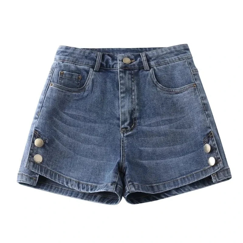 Shorts vaqueros de talle alto
