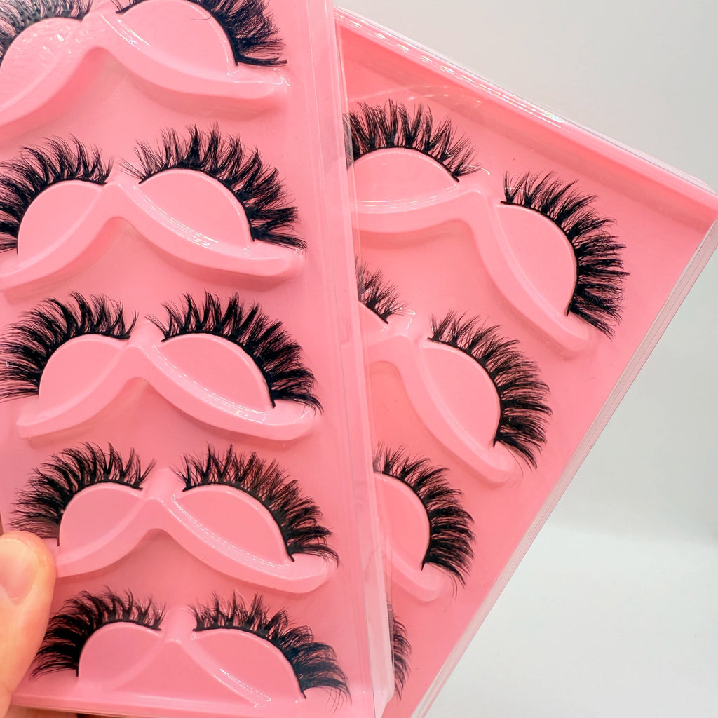 5 Pairs Cat Eye Lashes