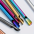 2/3/6pcs Pearl Milk Tea Drinking Straw Set