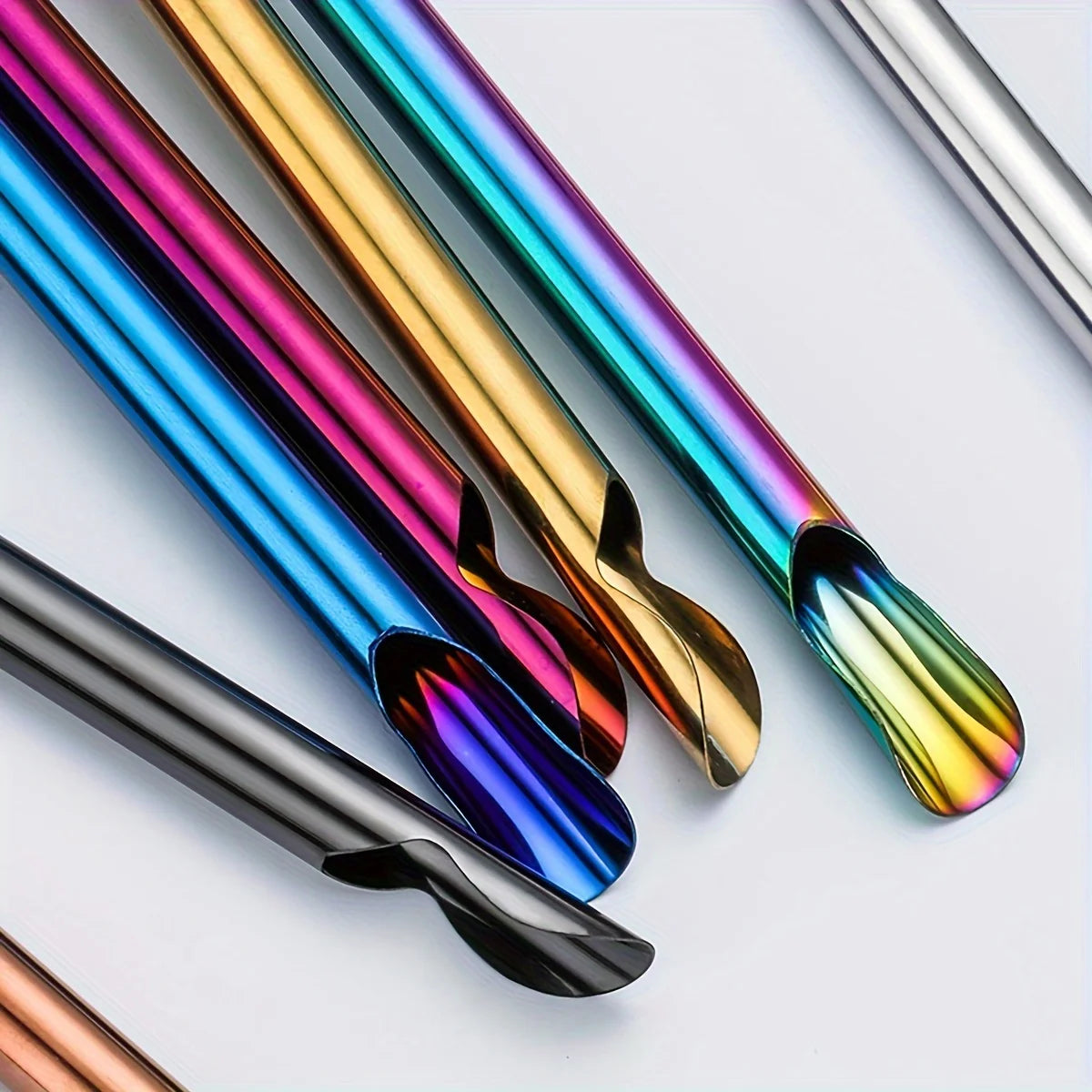 2/3/6pcs Pearl Milk Tea Drinking Straw Set