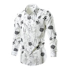 Flower Pattern 3D Print Shirt