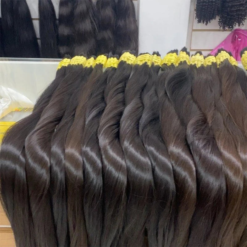 100% Human Hair Deep Wave Bulk Braiding Hair Unprocessed No Weft Boho Braids Human Hair Bulk Extensions Brazilian Remy Hair Curl