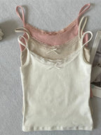 Lace Trim Tank Top