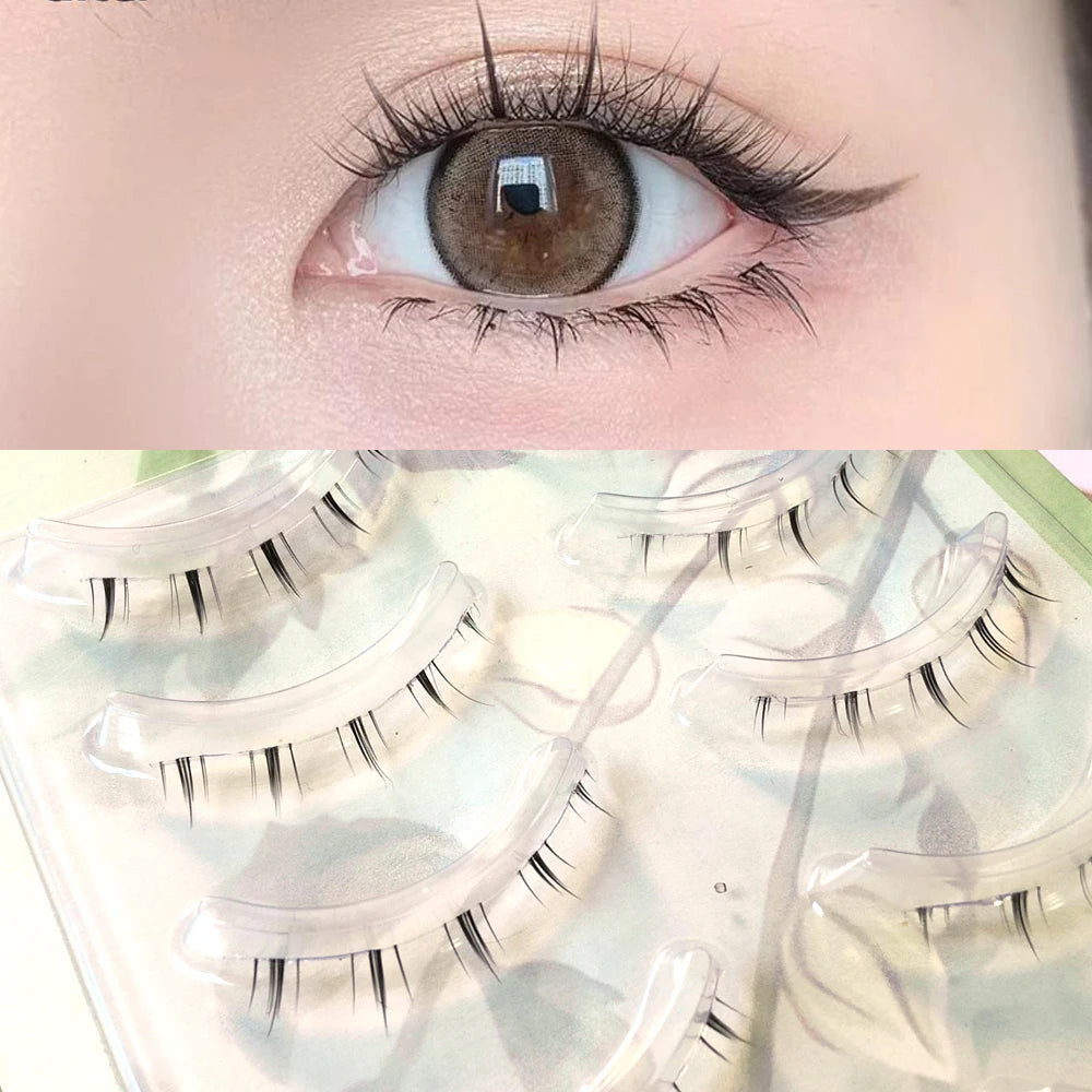 ICYCHEER Makeup Bottom Eyelashes Kit 5 Pairs