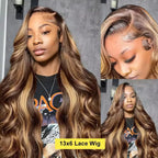 Glueless Highlight HD Lace Frontal Wig