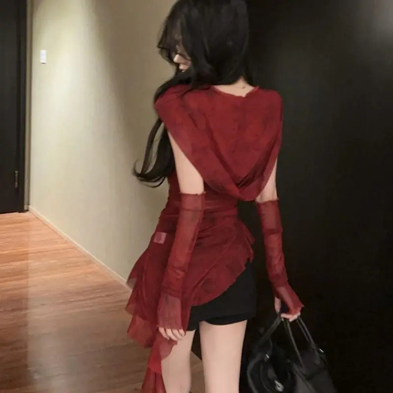 Mesh See Through Top