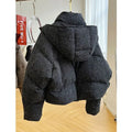 Short Hooded Cotton Jacket