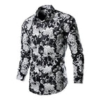 Flower Pattern 3D Print Shirt