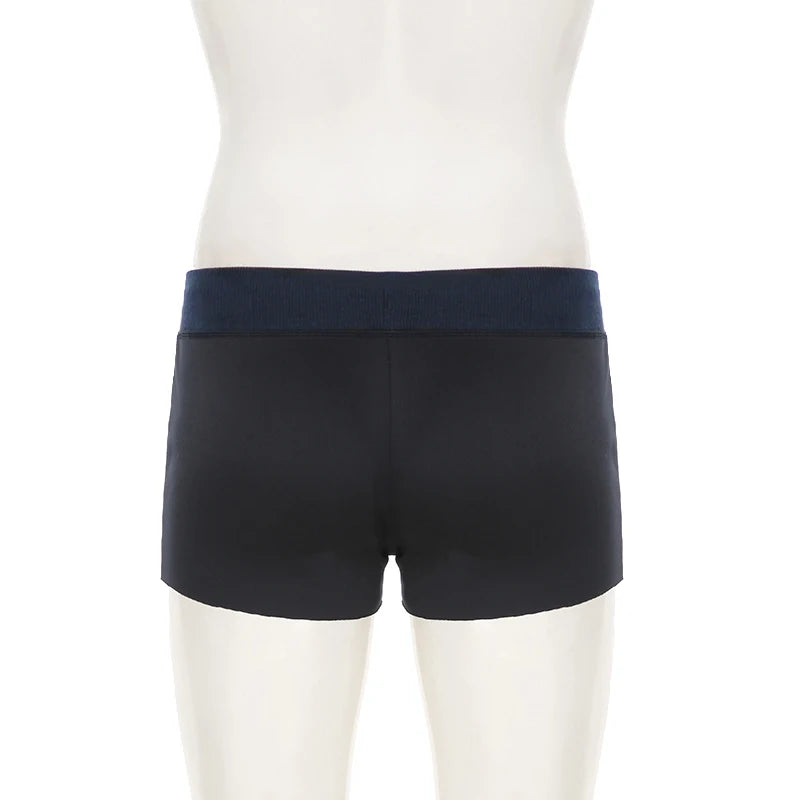 Letter Print Drawstring Shorts